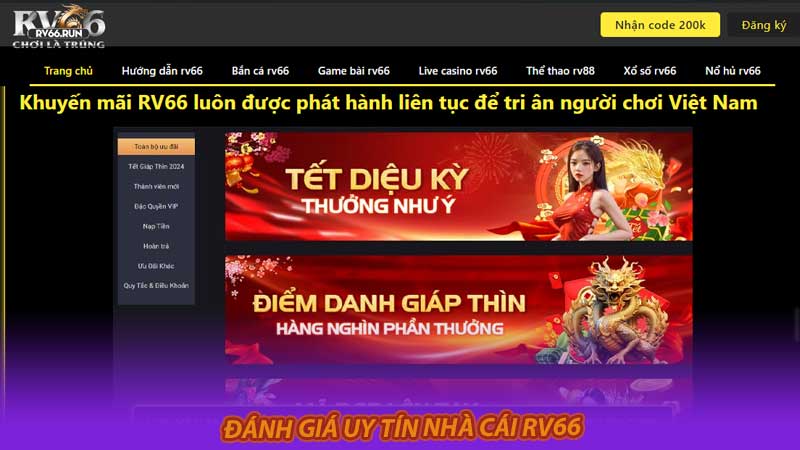 Đánh giá uy tín nhà cái Rv66